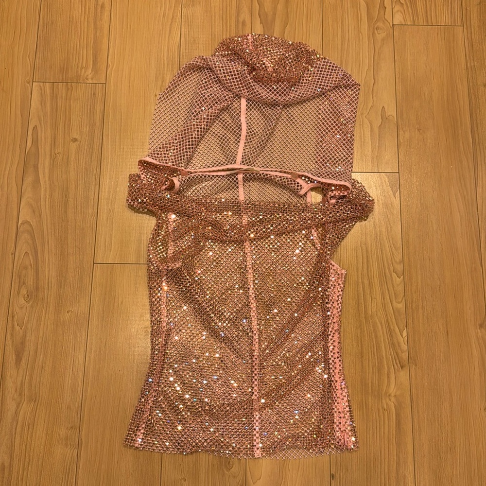 Diva Stardust top in Champagne